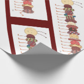 Einzigartiges Art Wrapping Paper Raupe #2 Wrapping Geschenkpapier (Ecke)