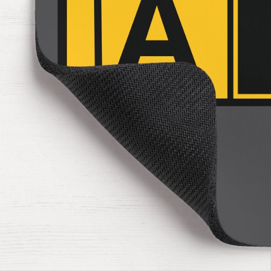 Einzigartiges ATC Runway-Zeichen für Inspiriertes Mousepad (Ecke)