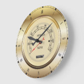 Einzigartiges Auto-Tachometer (MPH) Thema Große Wanduhr (Winkel)