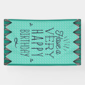 Einzigartiges Banner des vertikalen Glücks zum Geb (Horizontal)