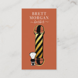Einzigartiges Barber Pole Barber Business Visitenkarte