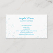 Einzigartiges Beispiel für Reinigungsdienste mit H Visitenkarte (Rückseite)