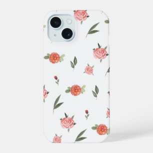 Einzigartiges benutzerdefiniertes Blumenfoto iPhone 15 Hülle