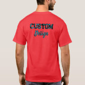 Einzigartiges, benutzerdefiniertes Bootleg-Rap-Fot T-Shirt (Rückseite)