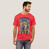 Einzigartiges, benutzerdefiniertes Bootleg-Rap-Fot T-Shirt (Vorne ganz)
