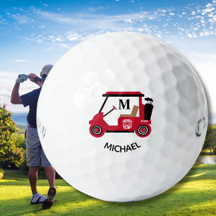 Einzigartiges benutzerdefiniertes Golfwagen-Monogr Golfball