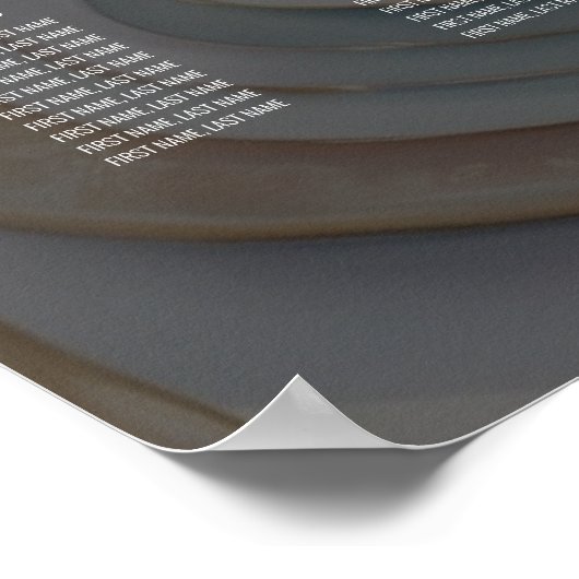 Einzigartiges, benutzerdefiniertes Magazin-Style H Poster (Ecke)