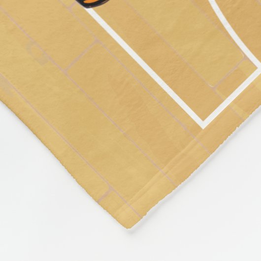 Einzigartiges, benutzerdefiniertes Netball-einheit Fleecedecke (Ecke)