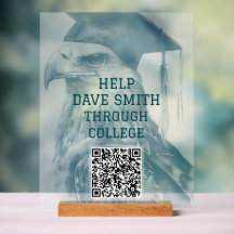 Einzigartiges benutzerdefiniertes QR-Code Akryllis