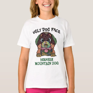 Einzigartiges Berner Hund hässliches Gesicht T-Shirt