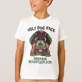 Einzigartiges Berner Hund hässliches Gesicht T-Shirt (Vorderseite)