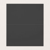 Einzigartiges Beruflich Schwarz-Weiß-Monogramm Visitenkarten (Innenseite Aufgefaltet)