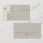 Einzigartiges berufliches geometrisches mit visitenkarte (Vorne/Hinten)