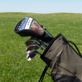 Einzigartiges Best Mama Foto Blue Black LetteringN Golf Headcover (In SItu)