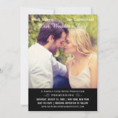 Einzigartiges Black Wedding Movie Poster Foto Save The Date (Vorderseite)