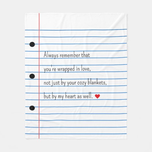 Einzigartiges Blatt Fleecedecke (Vorderseite)