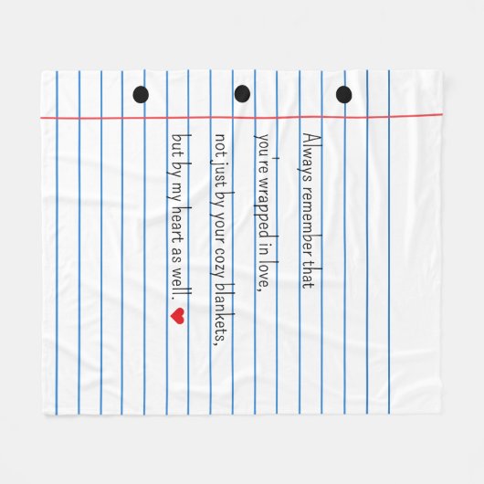 Einzigartiges Blatt Fleecedecke (Vorderseite (Horizontal))