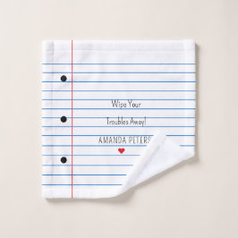 Einzigartiges Blatt Waschlappen