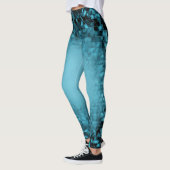 Einzigartiges Blau Leggings (Links)