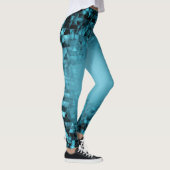Einzigartiges Blau Leggings (Rechts)