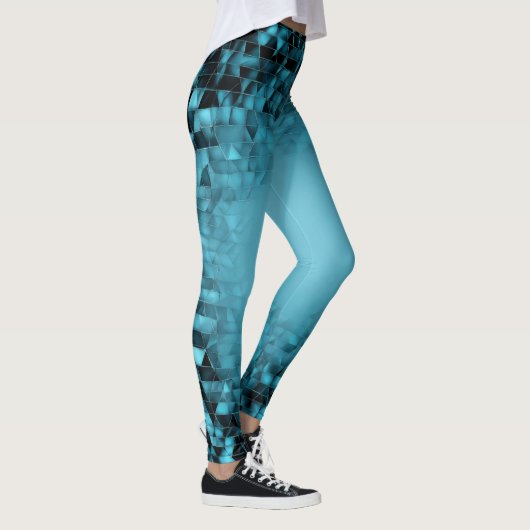 Einzigartiges Blau Leggings (Rechts)