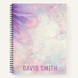 Einzigartiges Blume-Notebook Notizblock