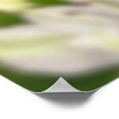 Einzigartiges Blume-Poster Poster (Ecke)