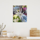Einzigartiges Blume-Poster Poster (Küche)