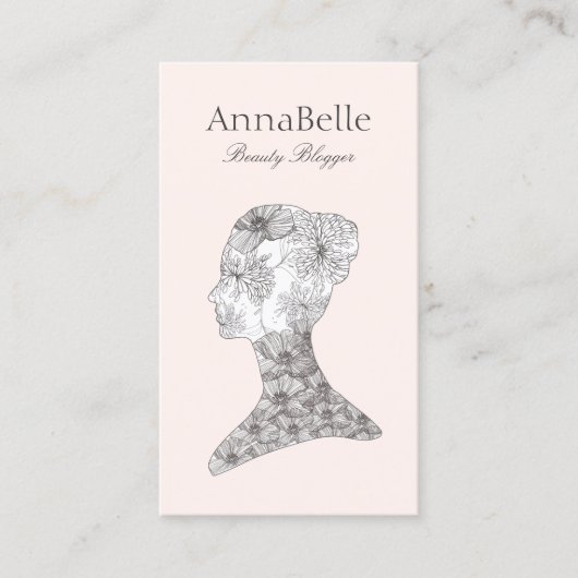 Einzigartiges Blumengesteck Visitenkarte (Vorderseite)