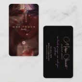 Einzigartiges Böhmisches Schönheitsskript Visitenkarte (Vorne/Hinten)