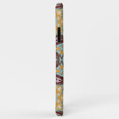 Einzigartiges Braungelbes Türkis Rotes Kaleidoskop Case-Mate iPhone Hülle (Hinten/Rechts)