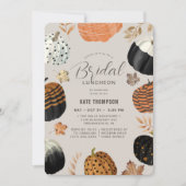 Einzigartiges Brautparty für gestrichene Pumpkins Einladung (Vorderseite)