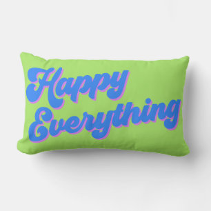 Einzigartiges Bright Retro Happy Alles Weihnachten Lendenkissen