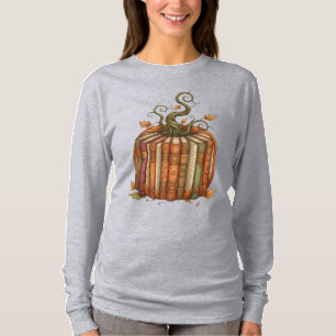 Einzigartiges Buchpumpenleser Autumn Long Sleeve T T-Shirt