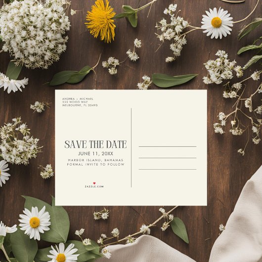 Einzigartiges Budget Foto Hochzeitssache Datum spe Ankündigungspostkarte