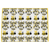 Einzigartiges Bumblebedoodle Personalisiert Zeichn Große Geschenktüte (Vorderseite)