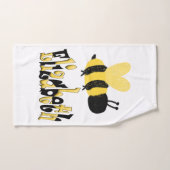 Einzigartiges Bumblebee Doodle Personalisiert Zeic Handtuch (Handtuch)