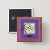 Einzigartiges buntes modernes der button (Vorne & Hinten)