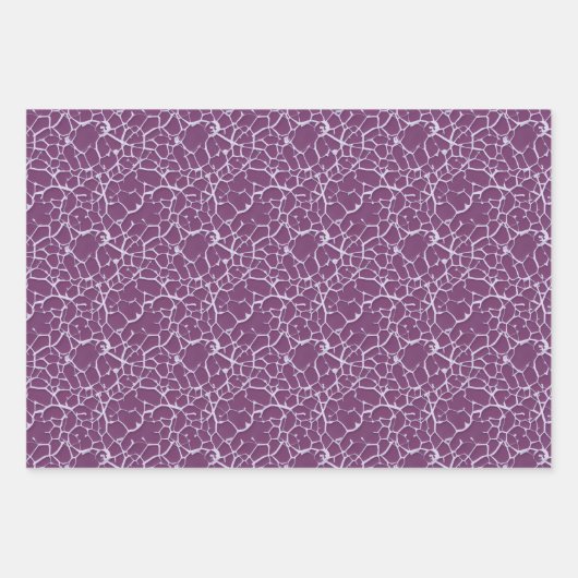 Einzigartiges Burgundy Neuron & Neuronale Faserdes Geschenkpapier Set (Vorderseite 2)