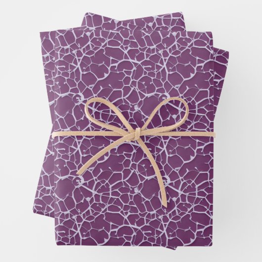 Einzigartiges Burgundy Neuron & Neuronale Faserdes Geschenkpapier Set (Beispiel)