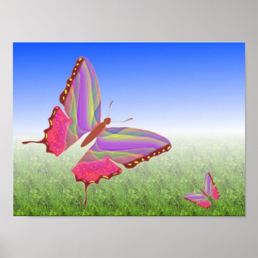 Einzigartiges Butterfly Poster (Vorne)