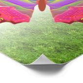 Einzigartiges Butterfly Poster (Ecke)