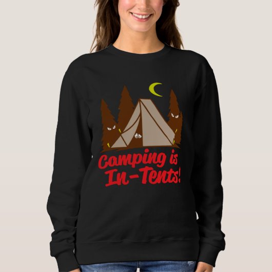 Einzigartiges Camping Sweatshirt (Vorderseite)
