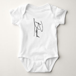 Einzigartiges, Christliches, "gesegnetes" vertikal Baby Strampler