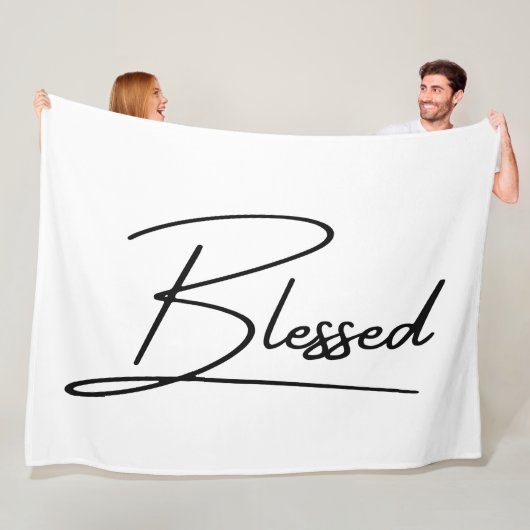 Einzigartiges, Christliches, "gesegnetes" vertikal Fleecedecke (Beispiel)