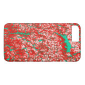 Einzigartiges, Cool rosa, Abstraktes Muster Case-Mate iPhone Hülle (Rückseite (Horizontal))