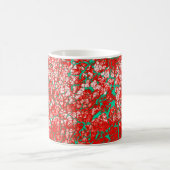 Einzigartiges, Cool rosa, Abstraktes Muster Kaffeetasse (Mittel)