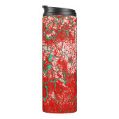 Einzigartiges, Cool rosa, Abstraktes Muster Thermosbecher (Nach rechts gedreht)