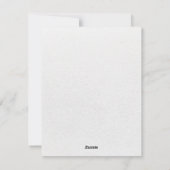 Einzigartiges Couple Foto Frohe Weihnachten (Rückseite)