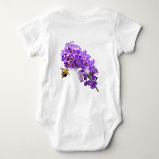 einzigartiges Design Baby Strampler (Rückseite)